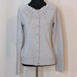 3/$20 / New York & Company Sparkly Grey Cardigan
